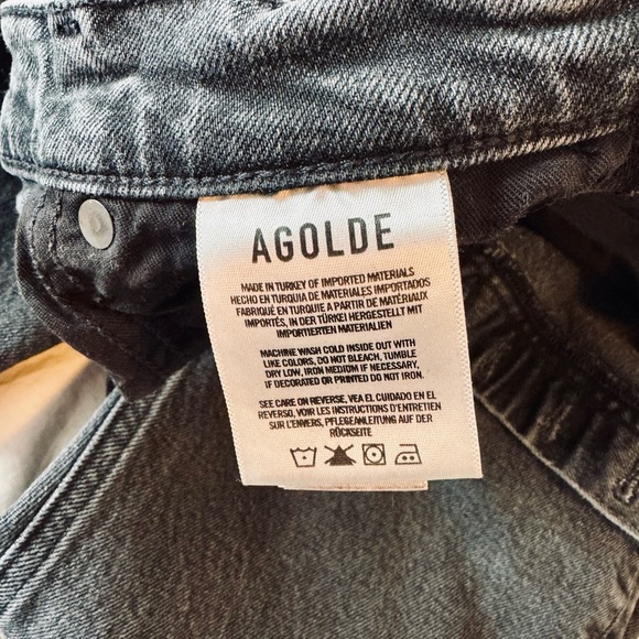 Agolde Riley High Rise Straight Jeans - Picture 8 of 11